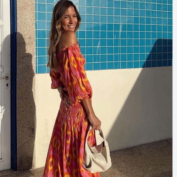 Zara Midi Dress Size Medium - Picture 7 of 10